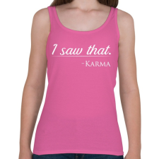 PRINTFASHION Karma - Női atléta - Rózsaszín női trikó