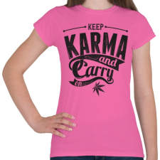 PRINTFASHION Karma - Női póló - Rózsaszín női póló