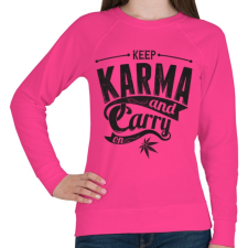 PRINTFASHION Karma - Női pulóver - Fukszia női pulóver, kardigán