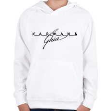 PRINTFASHION Karmann Ghia - Gyerek kapucnis pulóver - Fehér