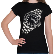 PRINTFASHION Karóra - Női póló - Fekete női póló