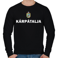 PRINTFASHION Kárpátalja - Férfi pulóver - Fekete