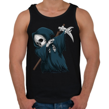 PRINTFASHION Kaszás dabbing - Férfi atléta - Fekete atléta, trikó