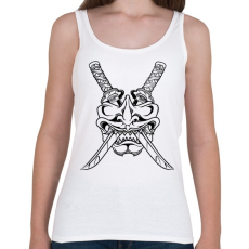 PRINTFASHION Katana mask - Női atléta - Fehér