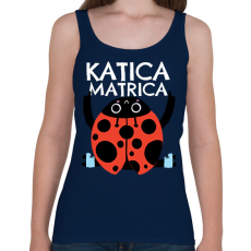 PRINTFASHION Katica Matrica - Női atléta - Sötétkék