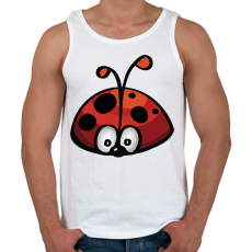 PRINTFASHION katicabogár  - Férfi atléta - Fehér