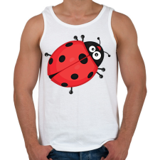 PRINTFASHION Katicabogár  - Férfi atléta - Fehér atléta, trikó