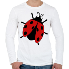 PRINTFASHION Katicabogár  - Férfi hosszú ujjú póló - Fehér