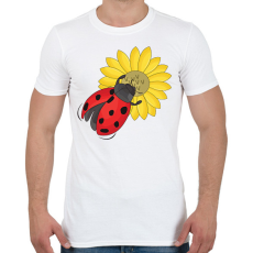 PRINTFASHION katicabogár  - Férfi póló - Fehér