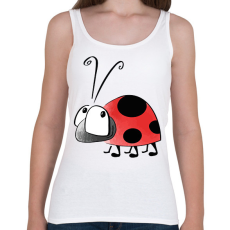 PRINTFASHION katicabogár  - Női atléta - Fehér