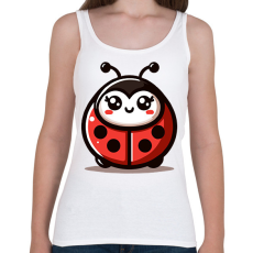 PRINTFASHION Katicabogár  - Női atléta - Fehér