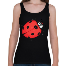 PRINTFASHION katicabogár  - Női atléta - Fekete női trikó