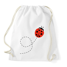 PRINTFASHION Katicabogár  - Sportzsák, Tornazsák - Fehér tornazsák