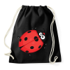 PRINTFASHION katicabogár  - Sportzsák, Tornazsák - Fekete