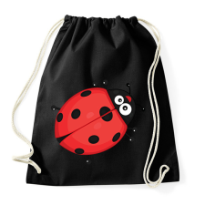 PRINTFASHION katicabogár  - Sportzsák, Tornazsák - Fekete tornazsák