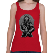 PRINTFASHION Katona - Női atléta - Cseresznyepiros női trikó