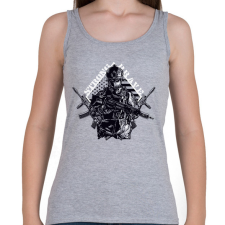 PRINTFASHION Katona  - Női atléta - Sport szürke női trikó