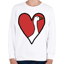 PRINTFASHION Katsám - Gyerek pulóver - Fehér gyerek pulóver, kardigán