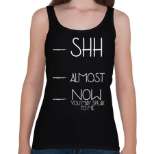 PRINTFASHION Kávé szint - Bögre (fehér) - Női atléta - Fekete női trikó