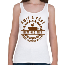 PRINTFASHION KávéLove - Női atléta - Fehér