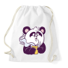 PRINTFASHION Kávézó panda - Sportzsák, Tornazsák - Fehér