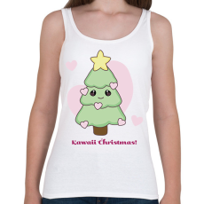 PRINTFASHION kawaii karácsonyfa - Női atléta - Fehér
