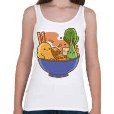 PRINTFASHION Kawaii leves - Női atléta - Fehér