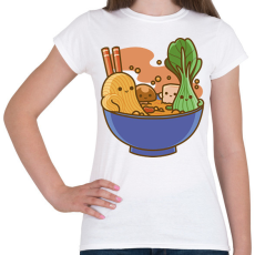 PRINTFASHION Kawaii leves - Női póló - Fehér