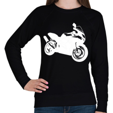 PRINTFASHION kawasaki zx6r - Női pulóver - Fekete