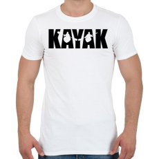PRINTFASHION KAYAK - Férfi póló - Fehér