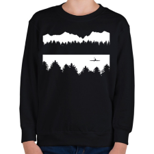 PRINTFASHION Kayak - Gyerek pulóver - Fekete gyerek pulóver, kardigán