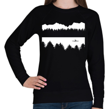 PRINTFASHION Kayak - Női pulóver - Fekete női pulóver, kardigán