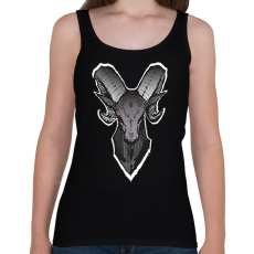 PRINTFASHION kecske - Női atléta - Fekete