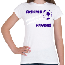 PRINTFASHION Kecskeméti drukker - Női póló - Fehér női póló