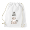 PRINTFASHION Kedvenc cicám - Sportzsák, Tornazsák - Fehér