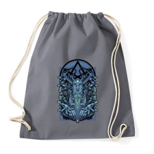 PRINTFASHION Kék vászon - Sportzsák, Tornazsák - Grafitszürke tornazsák