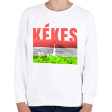 PRINTFASHION Kékes - Gyerek pulóver - Fehér gyerek pulóver, kardigán