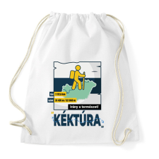 PRINTFASHION Kéktúra - Sportzsák, Tornazsák - Fehér tornazsák