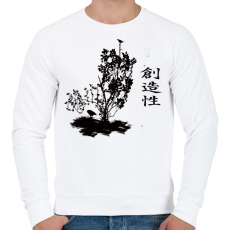 PRINTFASHION keleti6 - Férfi pulóver - Fehér