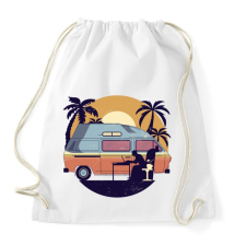 PRINTFASHION Kempingezés - Sportzsák, Tornazsák - Fehér tornazsák