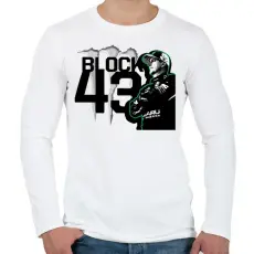 PRINTFASHION Ken Block zöld - Férfi hosszú ujjú póló - Fehér