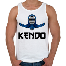 PRINTFASHION KENDO - Férfi atléta - Fehér atléta, trikó