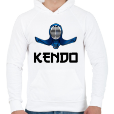 PRINTFASHION KENDO - Férfi kapucnis pulóver - Fehér férfi pulóver, kardigán