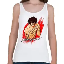 PRINTFASHION kengan ashura - Női atléta - Fehér női trikó