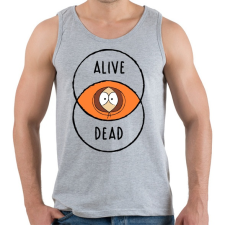 PRINTFASHION Kenny - Férfi atléta - Sport szürke atléta, trikó