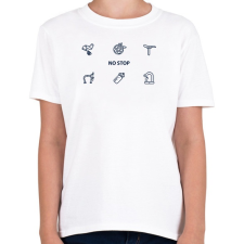 PRINTFASHION Kerékpár alkatrészek  - Gyerek póló - Fehér gyerek póló