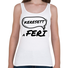 PRINTFASHION KERESETT A FERI - Női atléta - Fehér női trikó