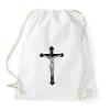 PRINTFASHION Kereszt - Sportzsák, Tornazsák - Fehér