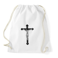 PRINTFASHION Kereszt - Sportzsák, Tornazsák - Fehér tornazsák
