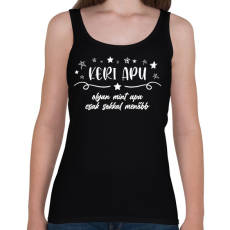 PRINTFASHION Keri apu - Női atléta - Fekete